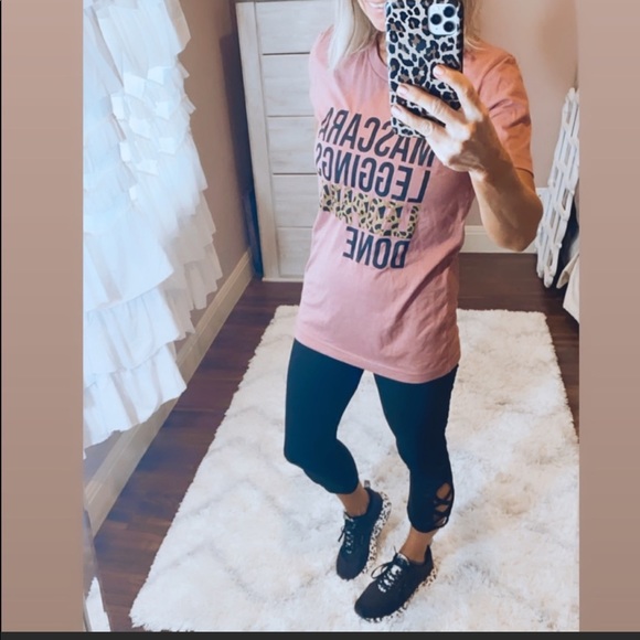 Athleisure Black Side Mesh Leggings